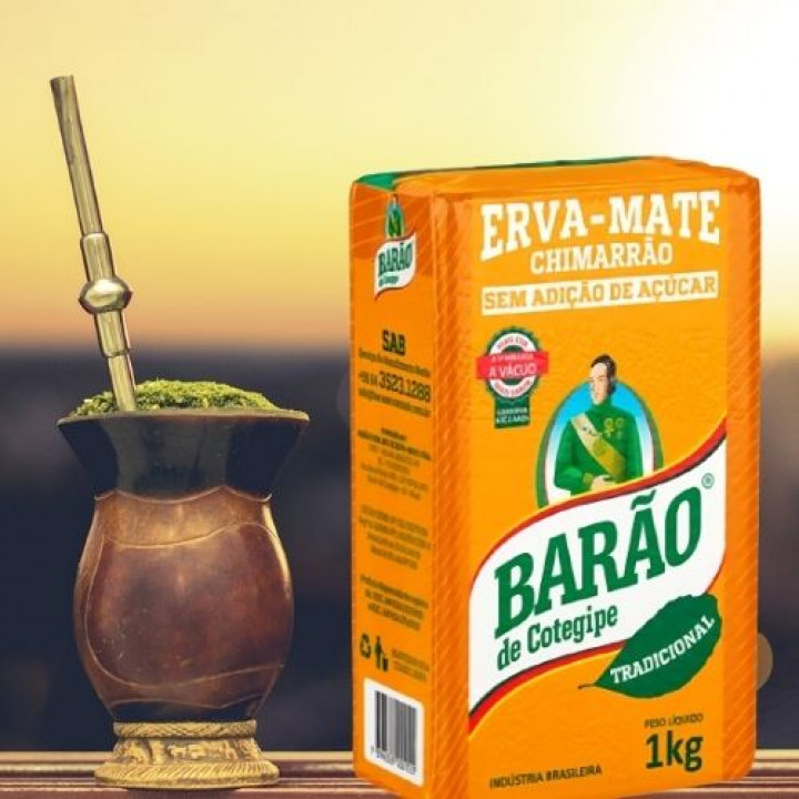 Erva chimarrão Barão 1kg