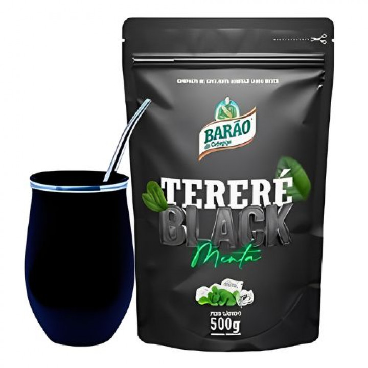 Erva Tereré Menta Black Barão 500g