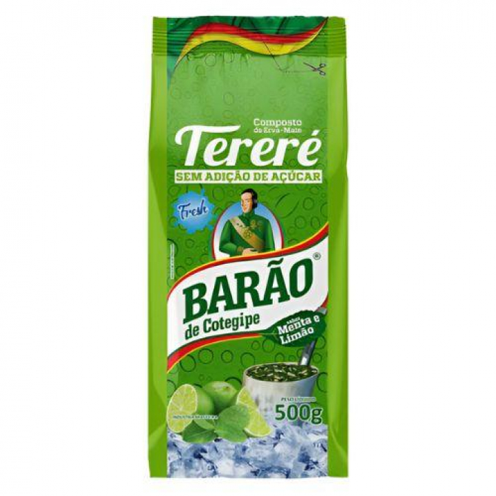 Erva Tereré Menta e Limão Barão 500 gr