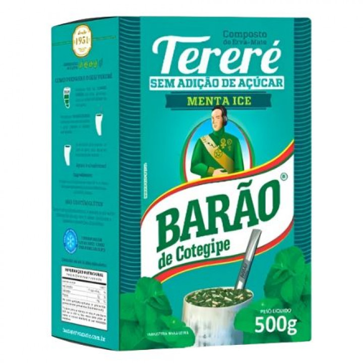 Erva Tereré Menta Ice Barão 500 gr