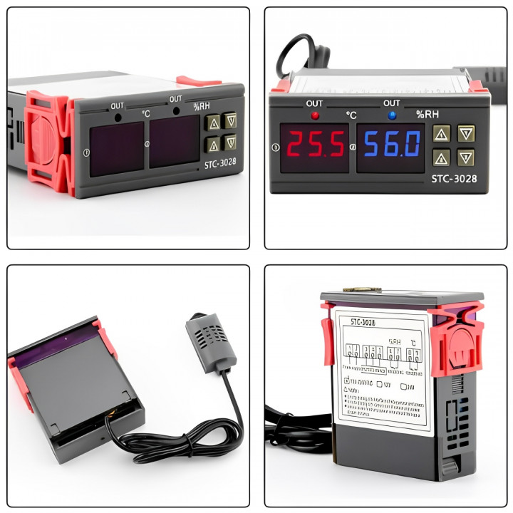 Controlador de temperatura STC-3028 110v - 220v