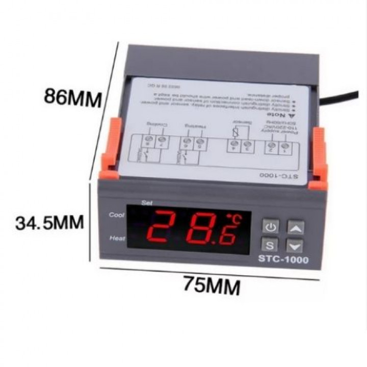 Controlador de temperatura digital 110v - 220v