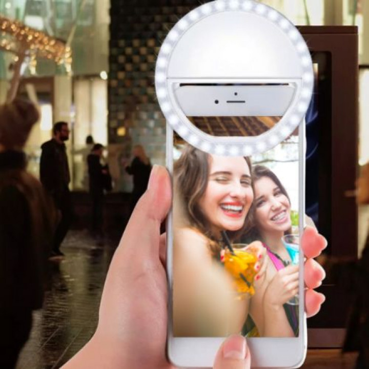 Anel luz de led para selfie