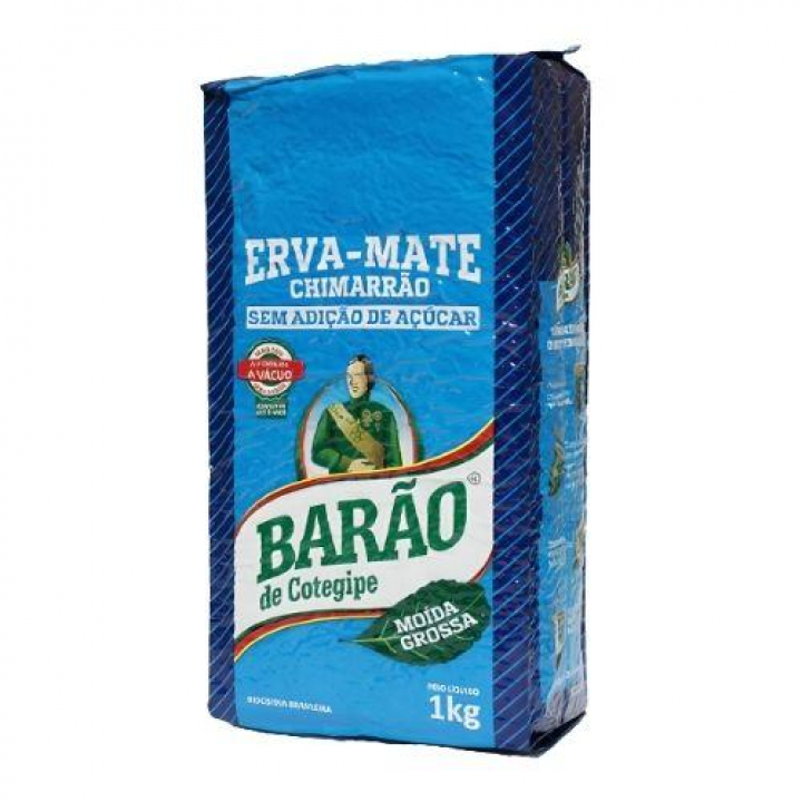 Erva Chimarrão Moída Grossa Barão 1Kg